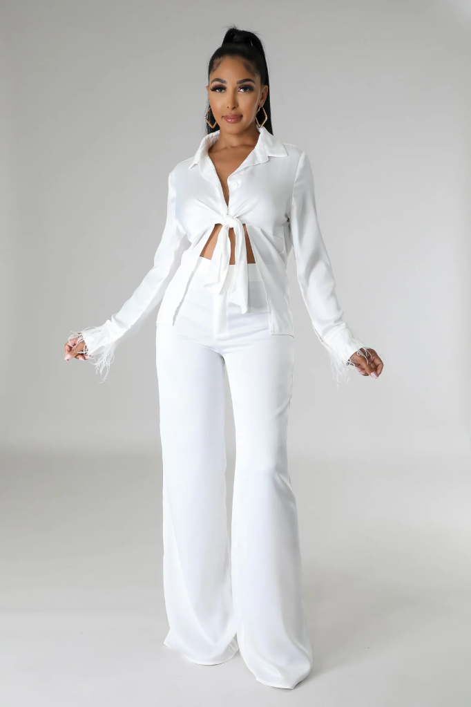 Ivory Dream Pants Set (Small)
