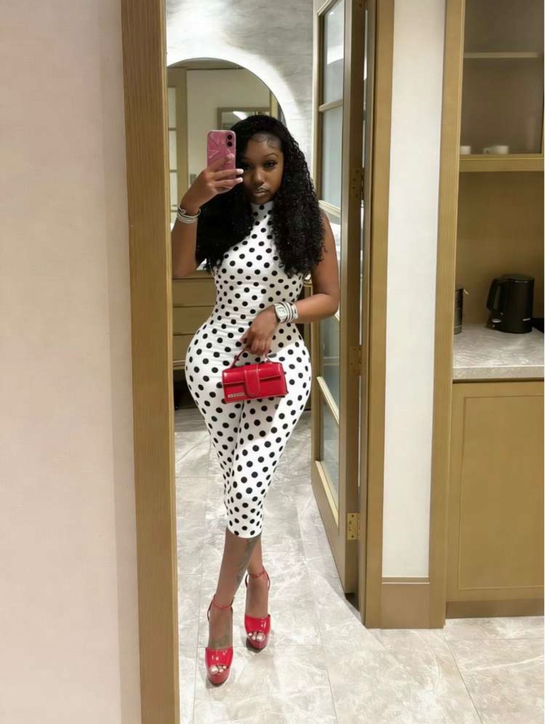 Polka Babe Jumpsuit (Small)